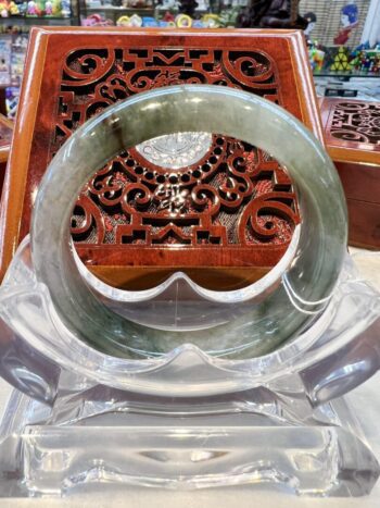 A close up of the inside of an asian style chair