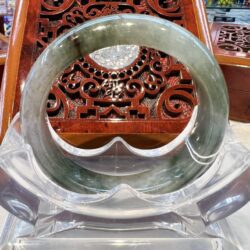 A close up of the inside of an asian style chair