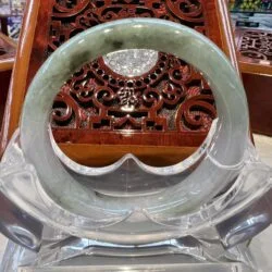 A close up of an asian style bangle