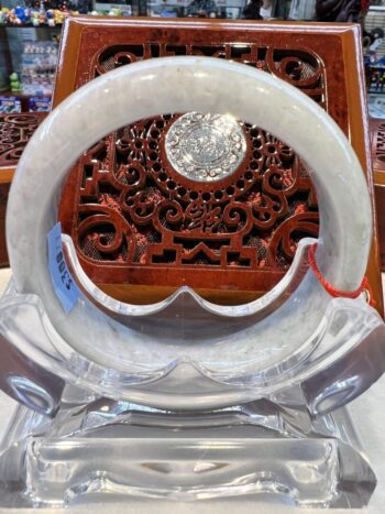 A close up of the inside of an asian style chair.