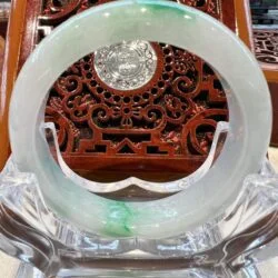 A close up of an asian style bangle