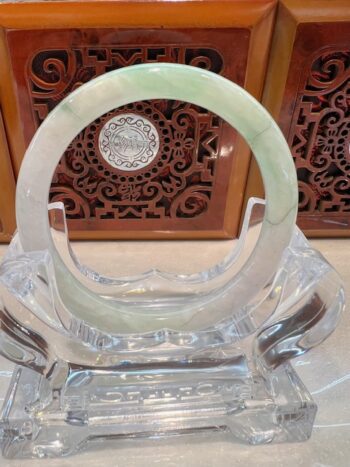 Real Jade Bangle #4000166, Size: 54mmX5X5