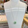Real Certified Jade Donut Pendant, Dime Size  (Free Adjustable 925 Silver Chain Chain Included) - Image 5