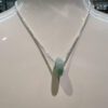Real Certified Jade Donut Pendant, Dime Size  (Free Adjustable 925 Silver Chain Chain Included) - Image 2