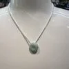 Real Certified Jade Donut Pendant, Dime Size  (Free Adjustable 925 Silver Chain Chain Included) - Image 7