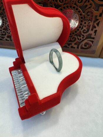 Certified Grade A Real Jade Ring, Size: 3.75