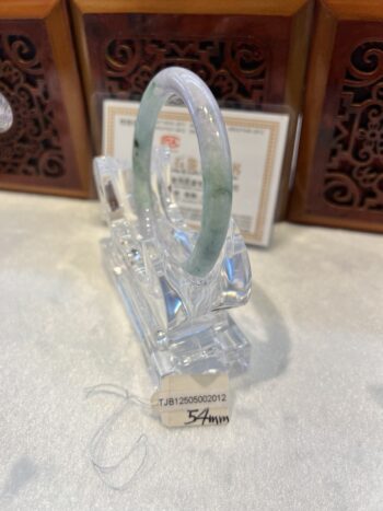 Real Jade Bangle #5002012, Size: 54mmX5X5 - Image 5