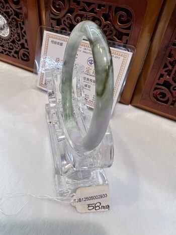 Real Jade Bangle #5002933, Size: 58mmX5X5 - Image 4