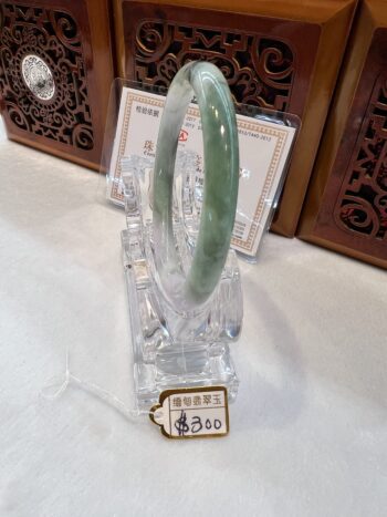 Real Jade Bangle #5002933, Size: 58mmX5X5 - Image 3