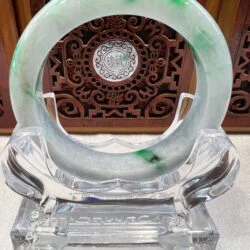 Real Jade Bangle #475156, Size: 56mm