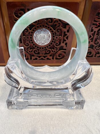 Real Jade Bangle #475116, Size: 56mm