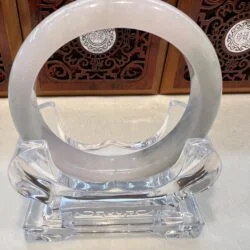 Real Jade Bangle #400411, Size: 60mmX12mm widthX9mm thickness