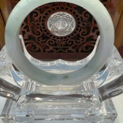 Certified Real Jade Bangle (Jadeite) #5001835, size 52mm