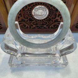 Certified Real Jade Bangle (Jadeite) #5002030, size 53mm