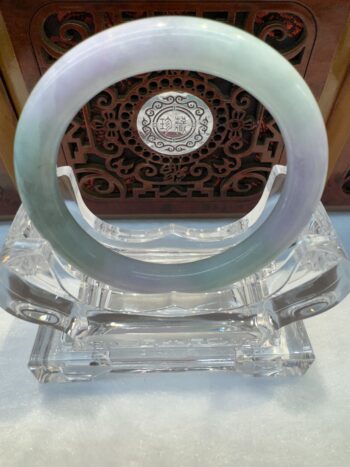 Certified Real Jade Bangle (Jadeite) #5001879, size 53mm