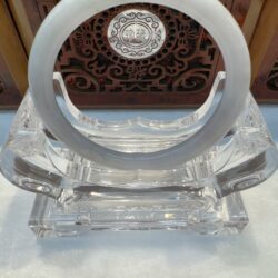 Certified Real Jade Bangle (Jadeite) #5001777, size 53mm