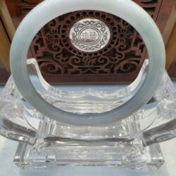 Certified Real Jade Bangle (Jadeite) #5002021, size 53mm