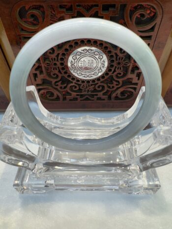 Certified Real Jade Bangle (Jadeite) #5002021, size 53mm