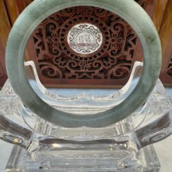 Certified Real Jade Bangle (Jadeite) #4001610, size 55mm