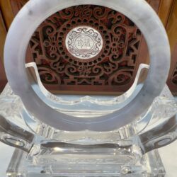 Certified Real Jade Bangle (Jadeite) #5002998, size 55mm