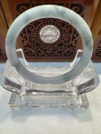 Certified Real Jade Bangle (Jadeite) #5002070 size 56mm