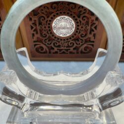 Certified Real Jade Bangle (Jadeite) #5001795 size 59mm