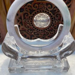 Certified Real Jade Bangle (Jadeite) #2003125 size 56mm