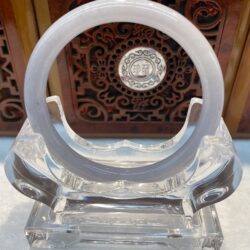 Certified Real Jade Bangle (Jadeite) #2003975size 57mm