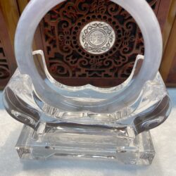 Certified Real Jade Bangle (Jadeite) #2003173 size 57mm