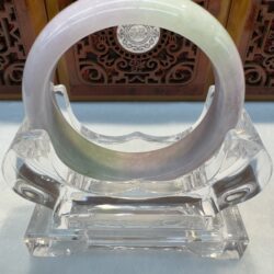 Certified Real Jade Bangle #4003308, Size: 54mm