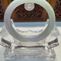 Certified Real Jade Bangle #4003336, Size: 54mm
