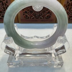 Certified Real Jade Bangle #4003311, Size: 54mm