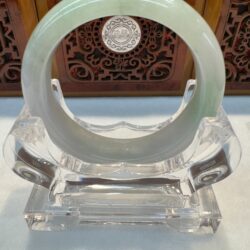 Certified Real Jade Bangle #4003325, Size: 54mm
