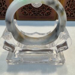 Certified Real Jade Bangle #4003330, Size: 54mm