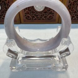 Certified Real Jade Bangle (Jadeite) #4003131 size 57mm