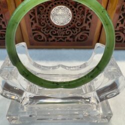 Certified Real Jade Bangle (Hetian Jade) size 60mm