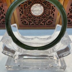 Certified Real Jade Bangle (Hetian Jade) size 60mm