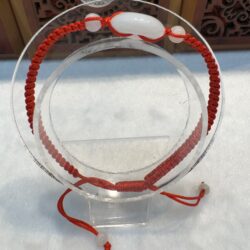 Real Jade Donut Bracelet, band size: adjustable