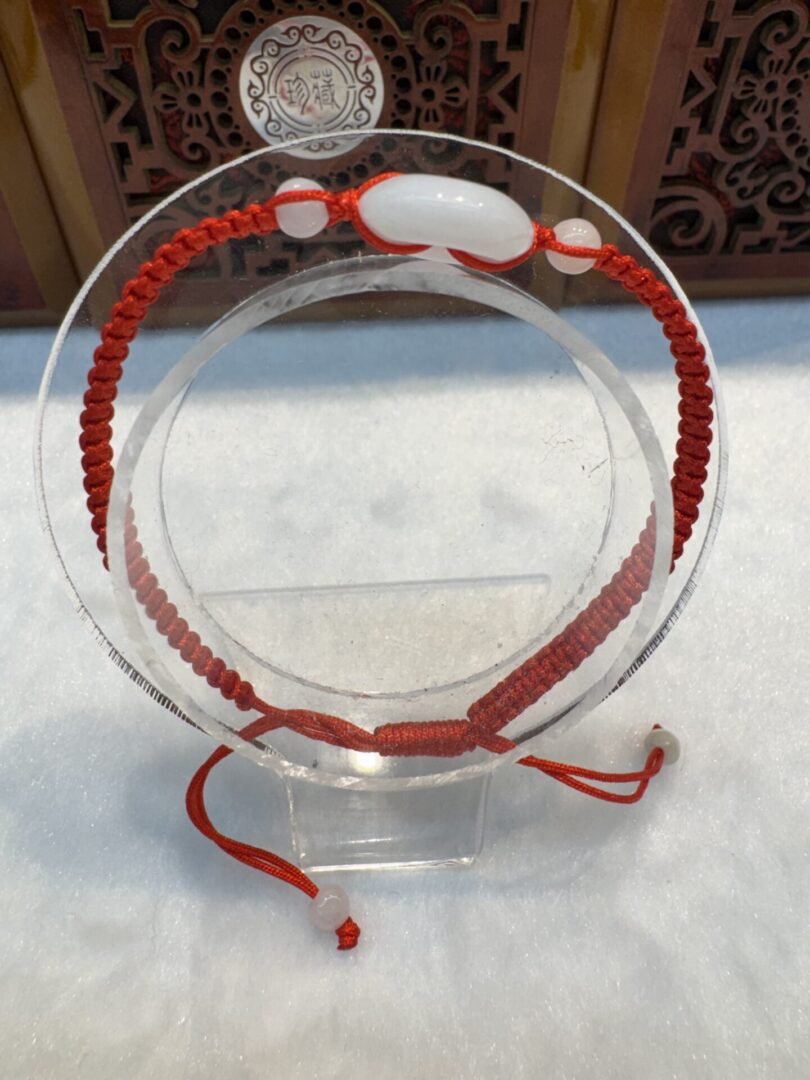 Real Jade Donut Bracelet, band size: adjustable