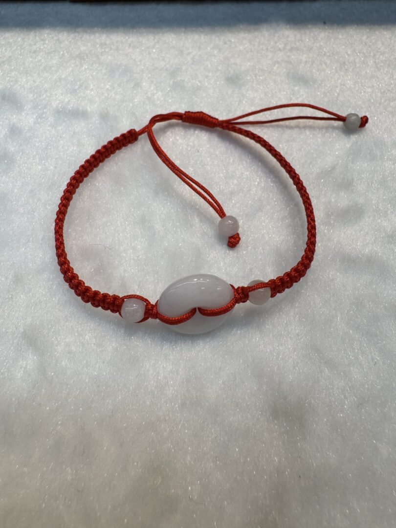 Real Jade Donut Bracelet, band size: adjustable - Image 2