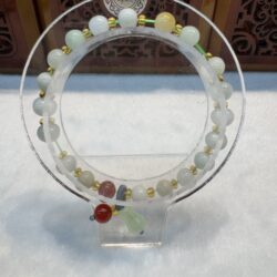 Real Jade Bead Bracelet, bead size: 5mm