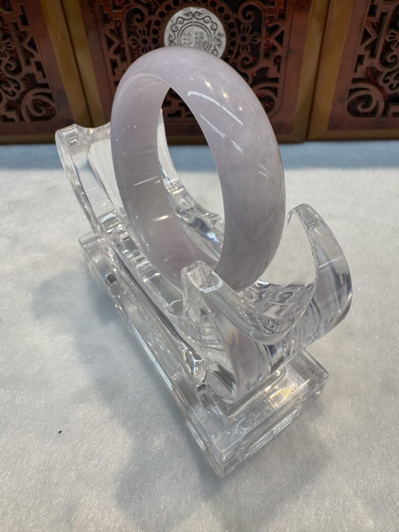 Certified Real Jade Bangle (Jadeite) size: 45mm (for 5-7 years old) - Image 4