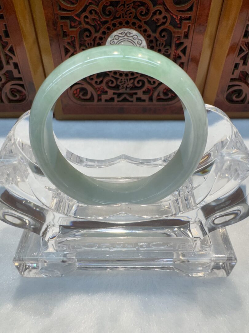 Certified Real Jade Bangle (Jadeite) size: 45mm (for 5-7 years old)