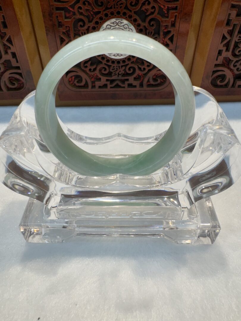 Certified Real Jade Bangle (Jadeite) size: 45mm (for 5-7 years old) - Image 5
