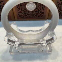 Certified Real Jade Bangle (Jadeite) size 67mm #2053640