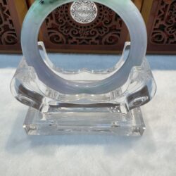 Certified Real Jade Bangle #8005458, Size: 54mm