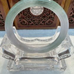 Certified Real Jade Bangle #8005561, Size: 54mm