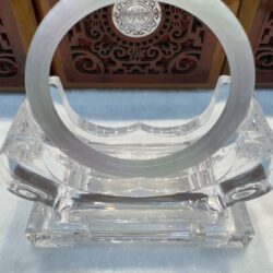 Certified Real Jade Bangle #8005446, Size: 54mm