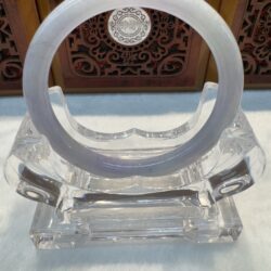 Certified Real Jade Bangle (Jadeite) #8005151 size 56mm