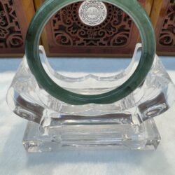 Certified Real Jade Bangle (jadeite) #8004711 size 53mm